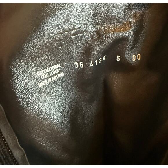 $450 Luxury Paul Green‎ Austrian BLK Leather Buckle Slouchy Boots EU36 US5-5.5 - Picture 8 of 9